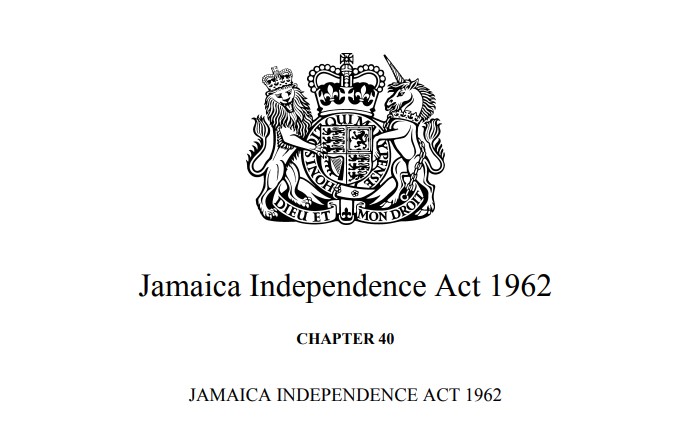 Jamaica Independence Act Image govuk