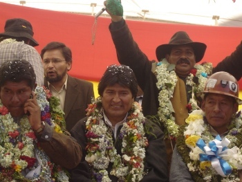 The government of Evo Morales have watered down the proposal for a constitution in negotiations with the oligarchy.