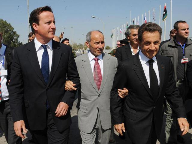 Cameron Sarkozy and Mustafa Abdul Jalil hoto Number 10