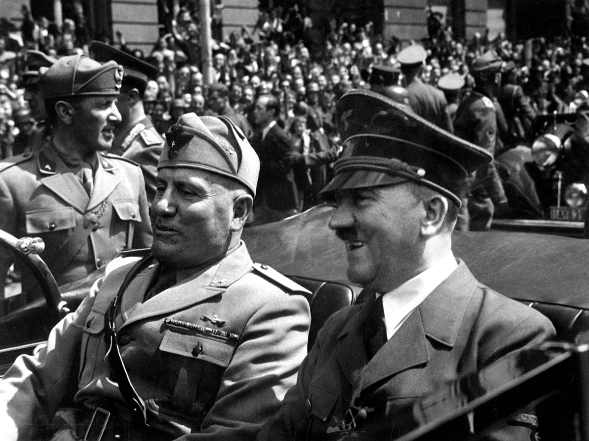 Hitler and Mussolini June 1940 Public Domain