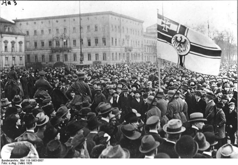 The Erhardt brigade entering Berlin.