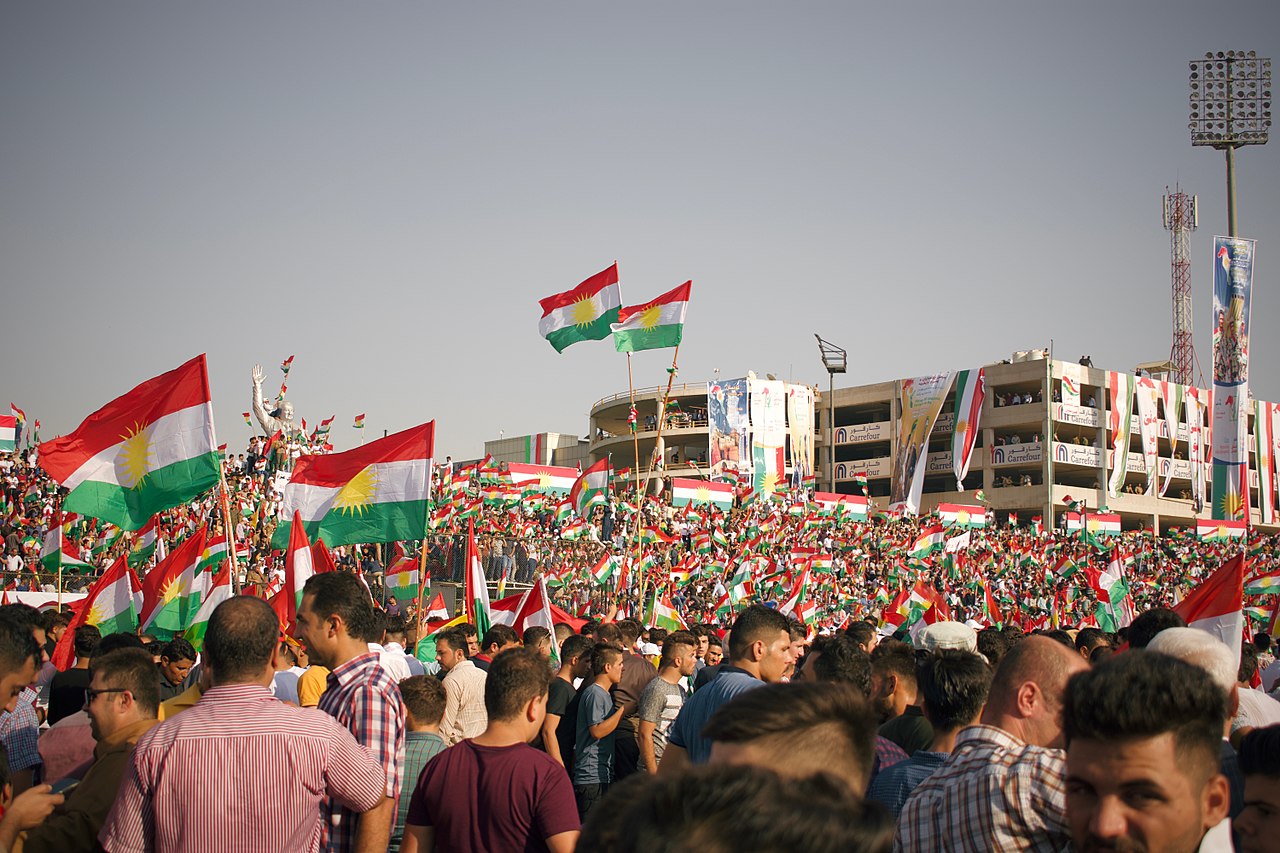 Kurdish independence rally Image Levi Clancy