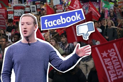 Down with Zuckerberg Image Socialist Appeal