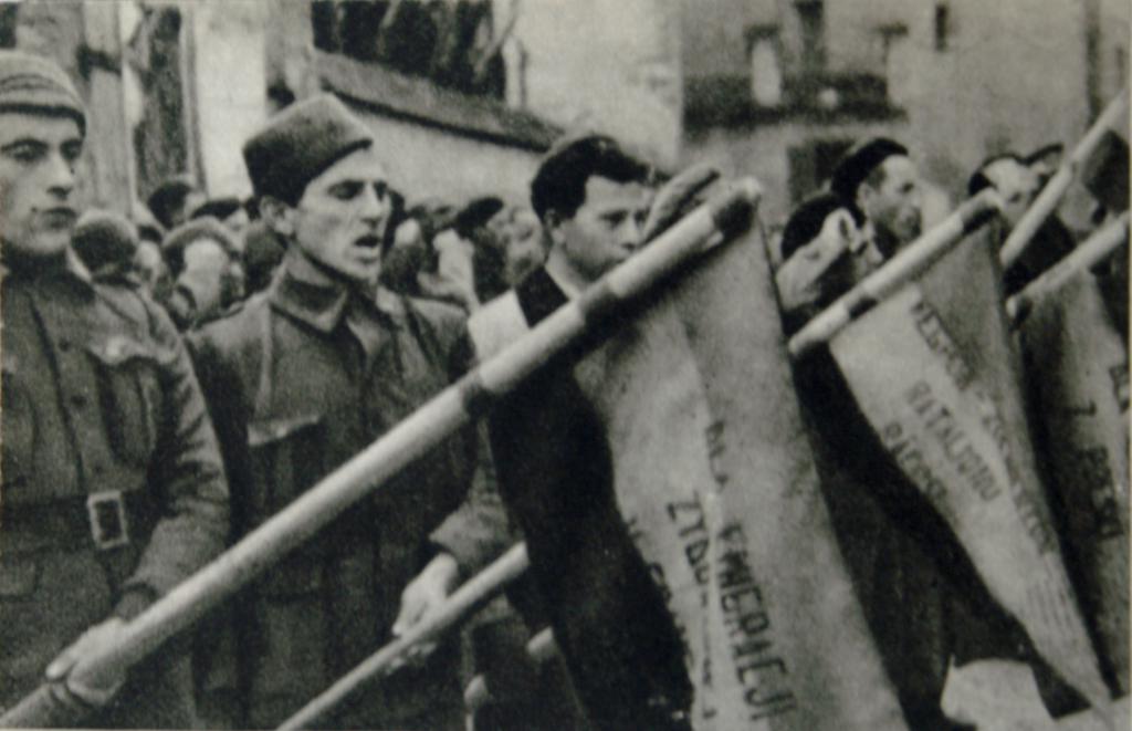 Polish volunteers of the International Brigades.