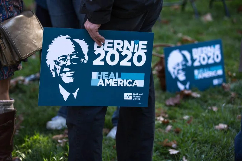 Bernie Sanders 2020 Sign Image Flickr Lorie Shaull