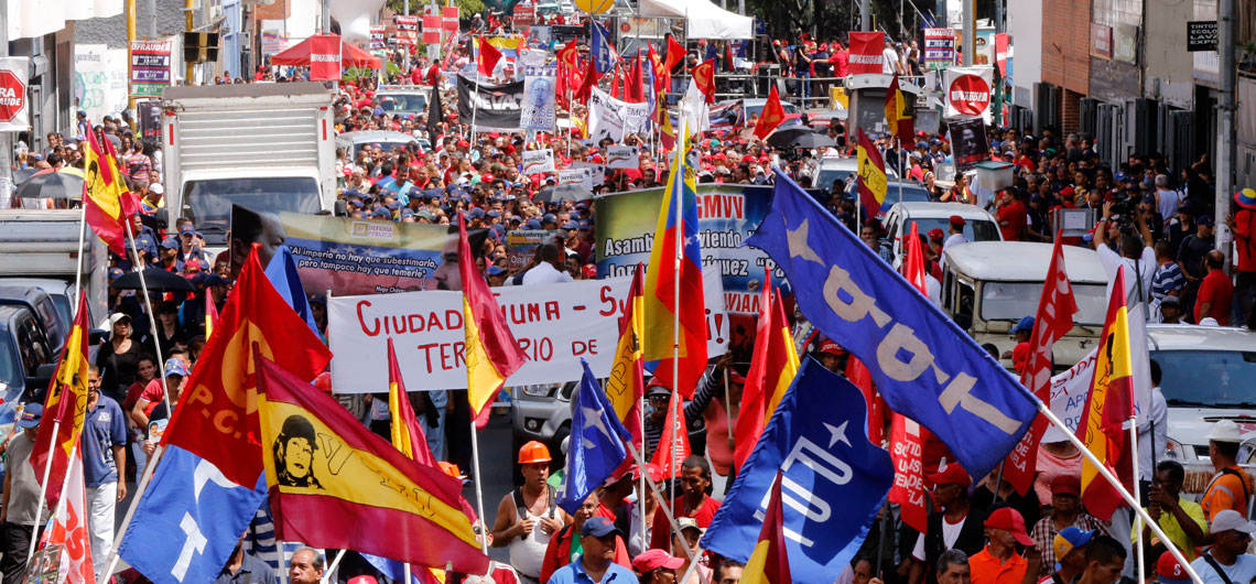 Marcha Chavismo Image Lucha de Clases