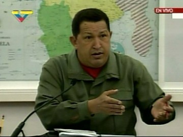 In a meeting of the Cabinet, broadcast live by state media, president Chavez announced the nationalisation of US-based multinational Cargill.