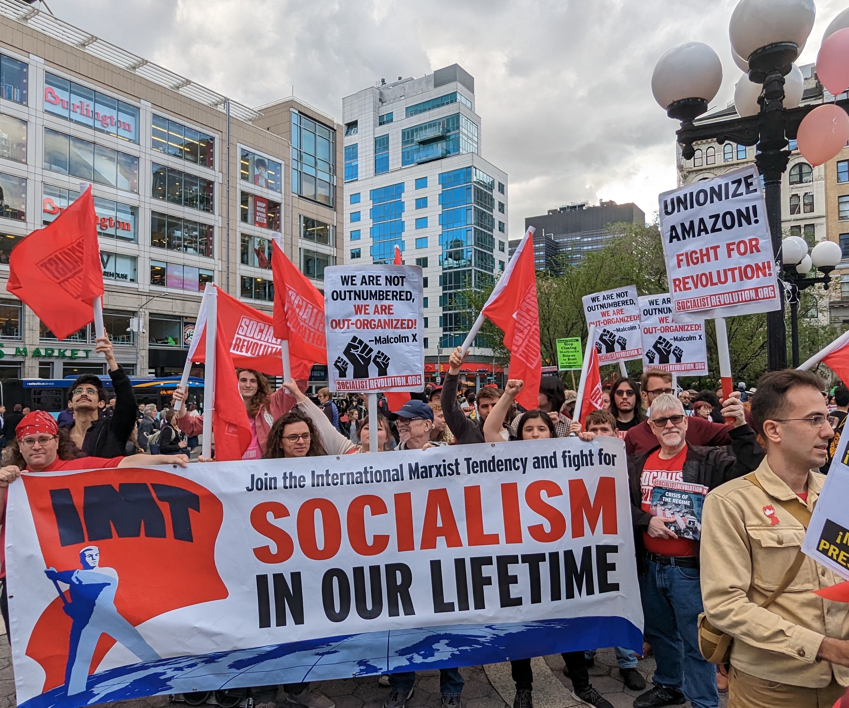 NYC May Day Group Banner Image Socialist Revolution