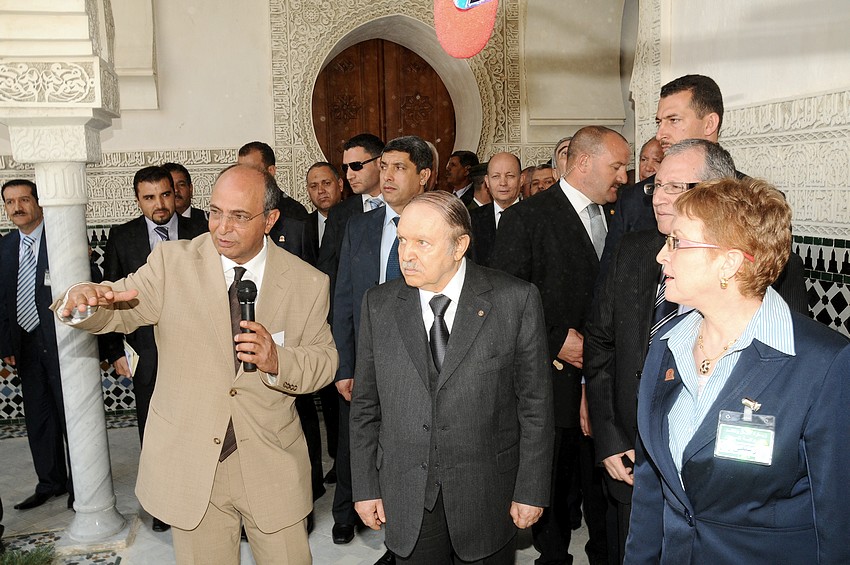Bouteflika at Mechouar Tlemcen Image fair use