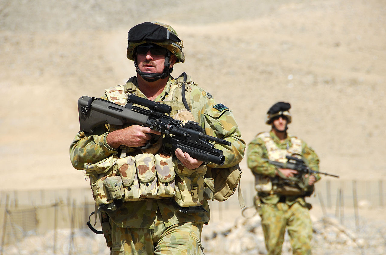 Australian soldiers Image ISAF Headquarters Public Affairs Office Wikimedia Commons