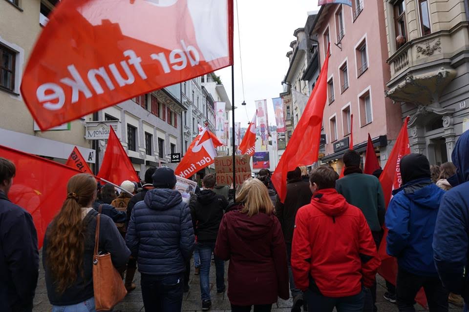 Comrades marching in Bregenz Image own work
