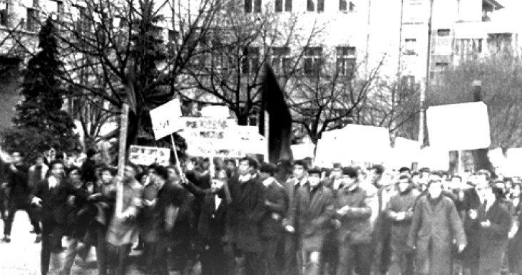 Protests Kosovo 1968 Image Puclic Domain