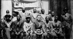 The committee of the African Laundry Workers’ Union, with Murray Gow Purdy (middle)