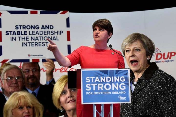 DUP and Theresa Mays conundrum Image own work