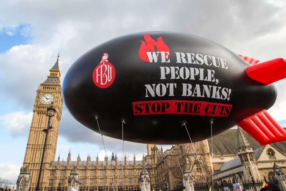FBU rescue people not banks