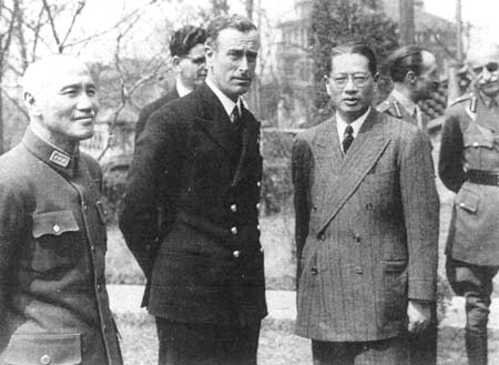 Chiang Kai Shek and Lord Mountbattan