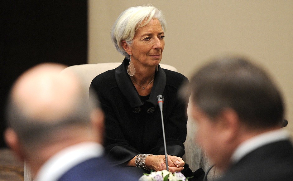 Christine Lagarde the managing director of the IMF Image Ru