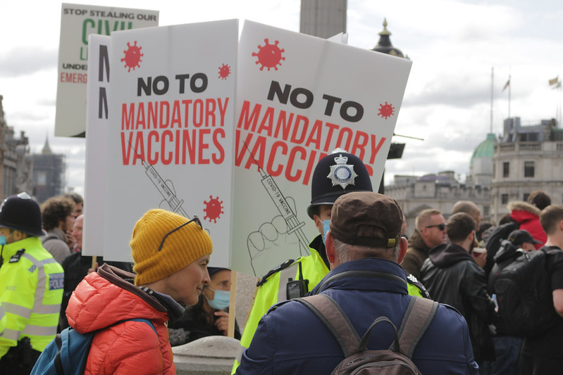 vaccine sceptics Image Steve Eason Flickr
