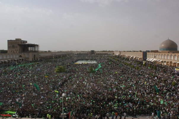Mass rally in Iran.
