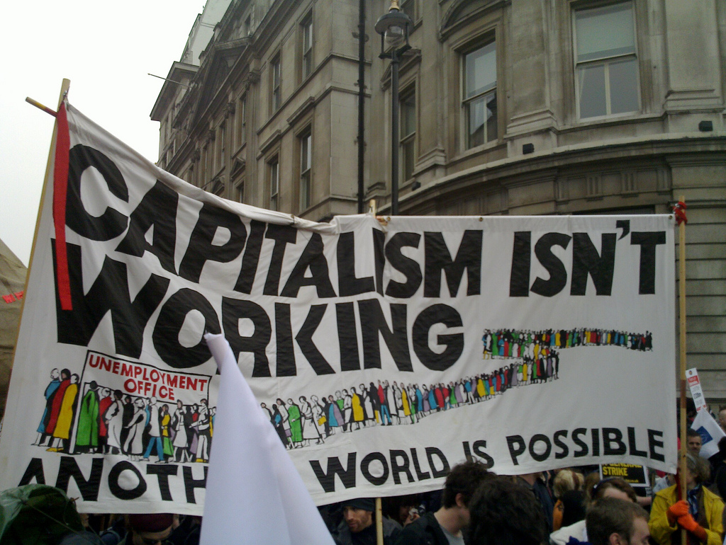 Capitalism isnt working Charles Hutchins CC BY 2.0