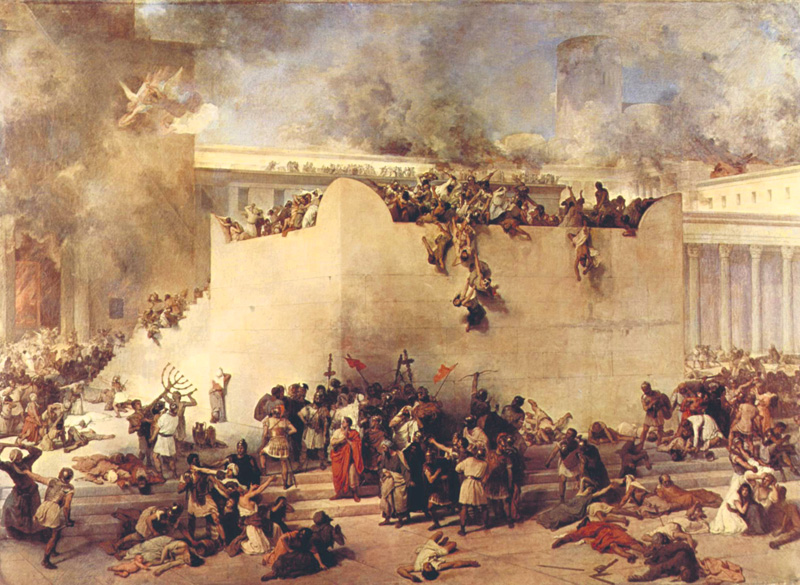 The siege of Jerusalem, 70 CE