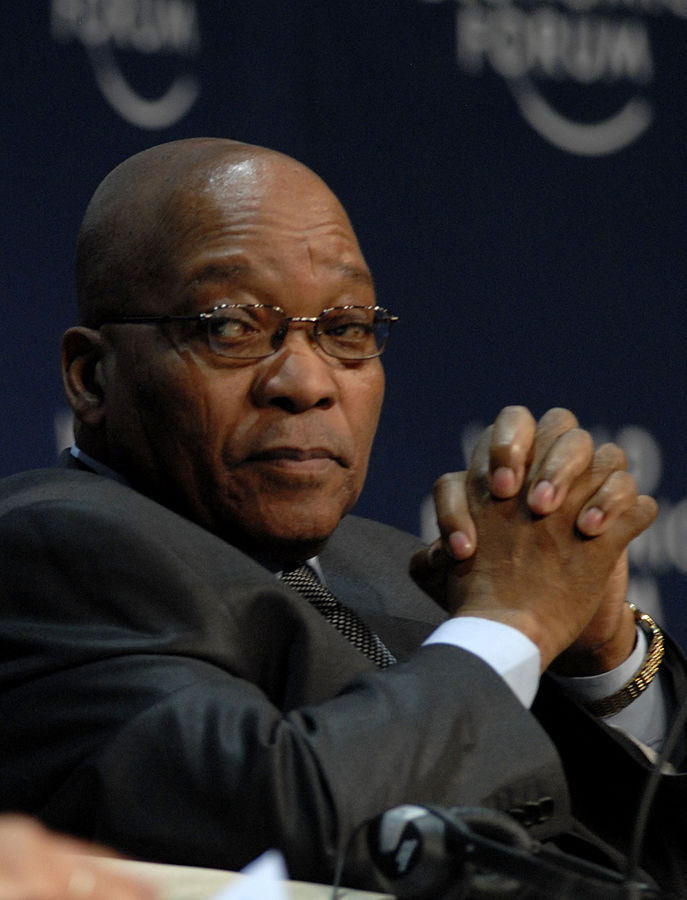 Jacob Zuma at World Economic Forum. Photo: Matthew Jordaan (CC-BY-SA)