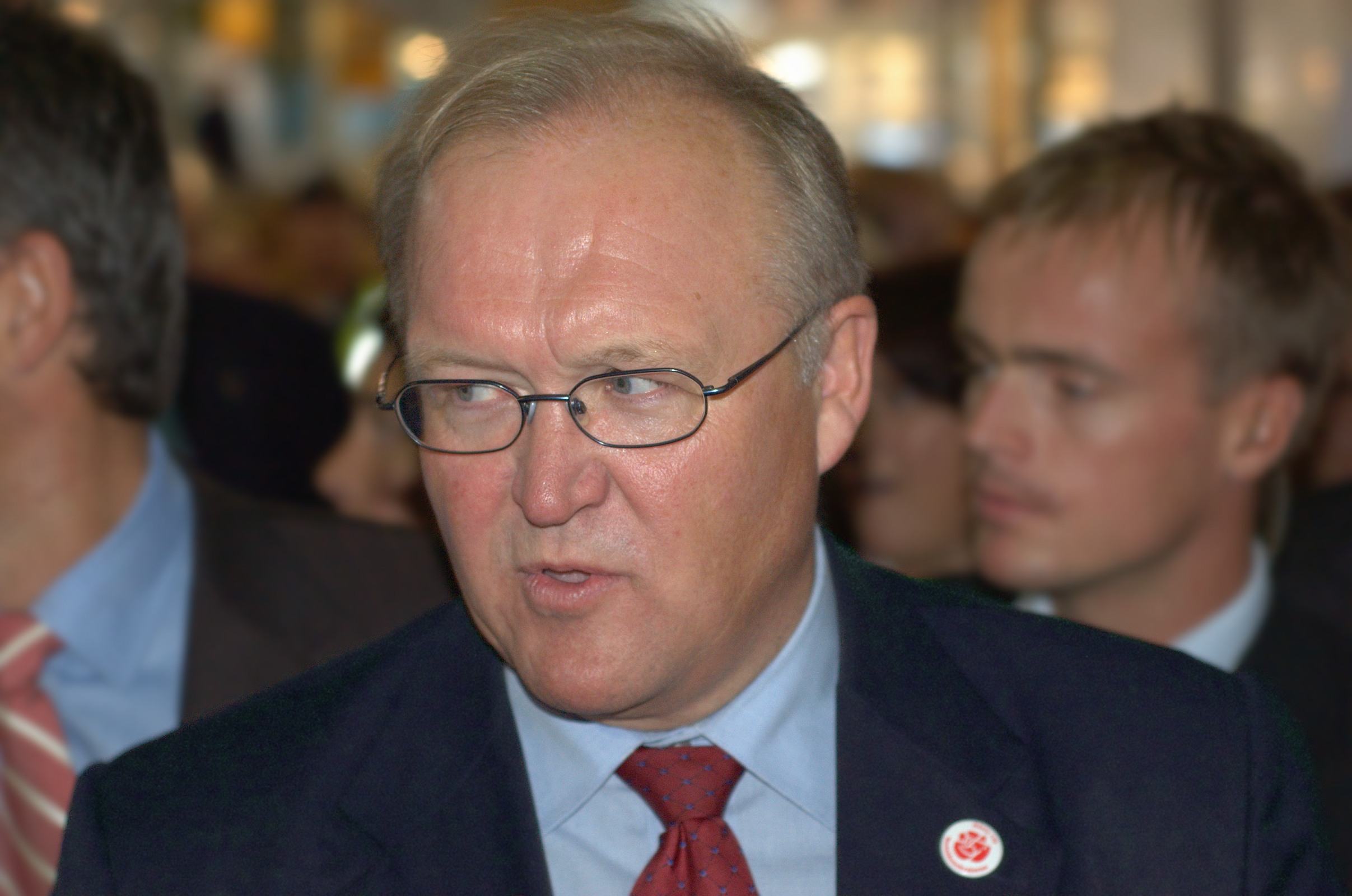 Many of the cuts during the past decades were carried out by the Social Democratic government led by Göran Persson 1 Image fair use