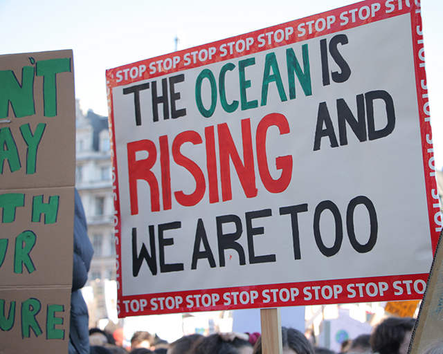“The ocean is rising, and we are too.” 