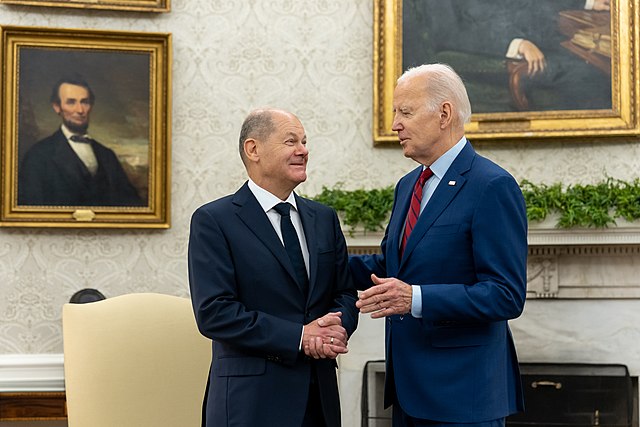 Scholz and Biden Image The White House Wikimedia Commons