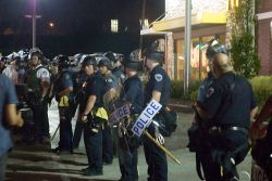 Ferguson police. Photo: peoplesworld