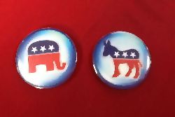Republican vs Democrat logo-avylavitra
