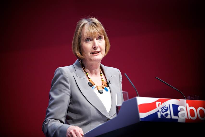 The former Deputy Leader of the Labour Party, Harriet Harman.